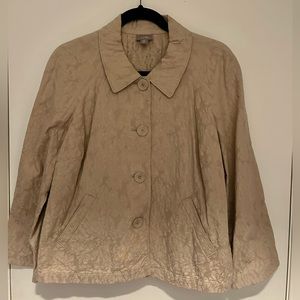 J Jill unlined swing jacket PM